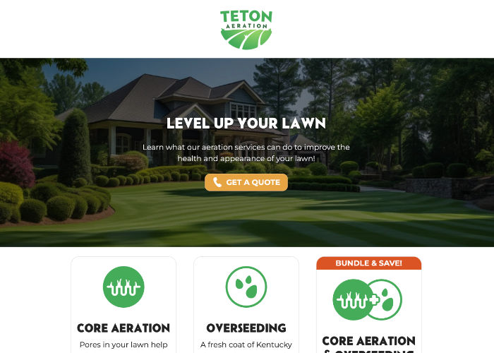Teton Aeration website