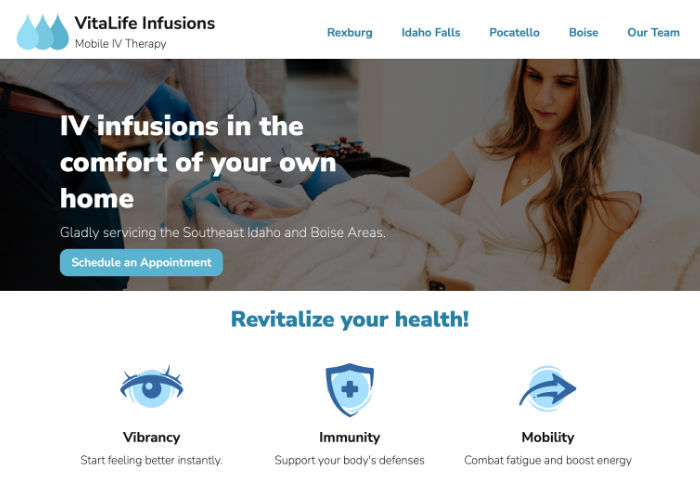 VitaLife website