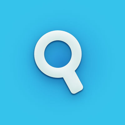 an icon of a magnifying glass